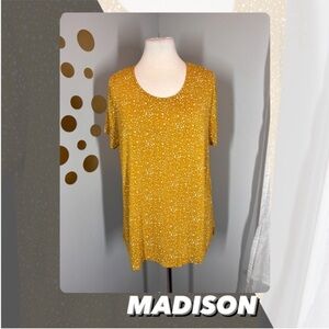 EUC Madison Polka Dot Short Sleeve Tee